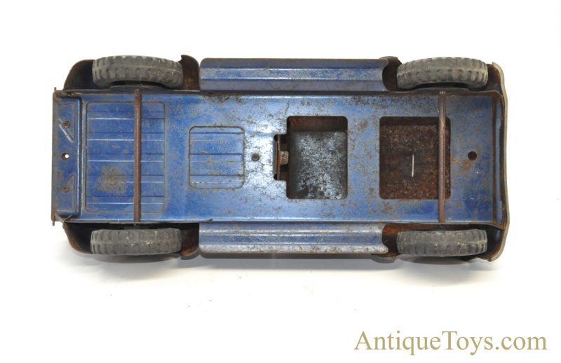 Vintage Tonka Toys Dark Blue Side Step Pressed Steel Ford Pickup Truck - Image 4