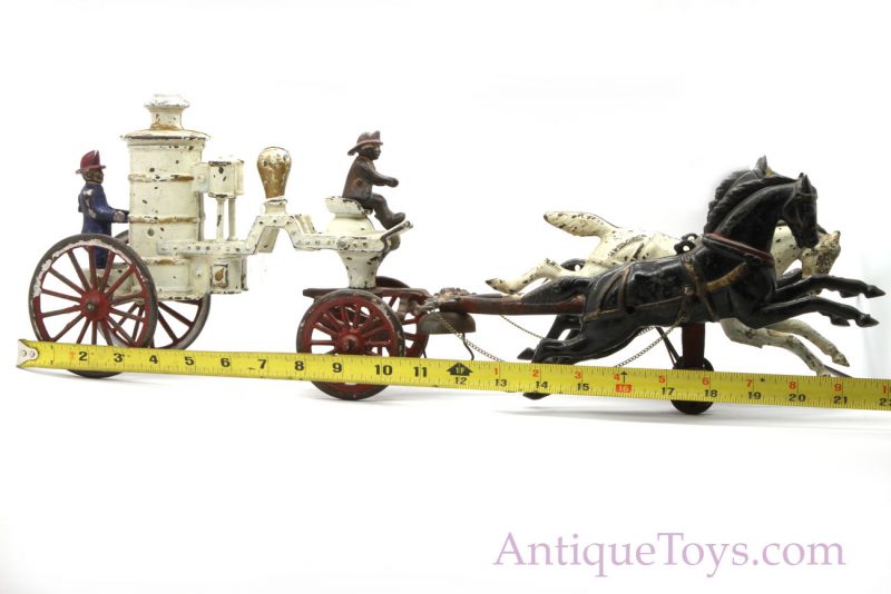 Dent Cast Iron Horse Drawn Fire Pumper <FONT COLOR="ff000 ">*SOLD*</font>