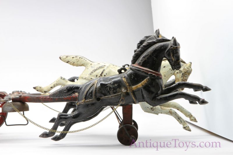 Dent Cast Iron Horse Drawn Fire Pumper <FONT COLOR="ff000 ">*SOLD*</font> - Image 7