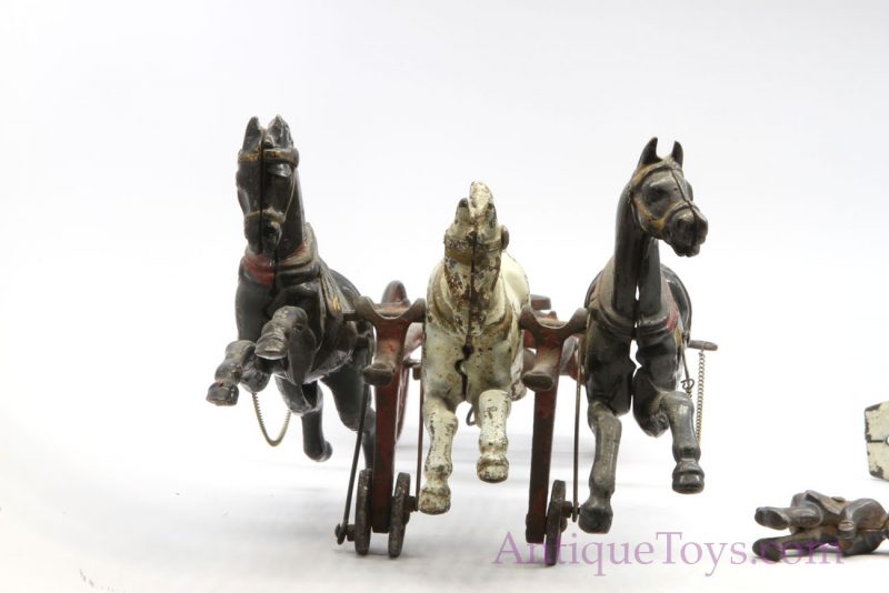Dent Cast Iron Horse Drawn Fire Pumper <FONT COLOR="ff000 ">*SOLD*</font> - Image 6