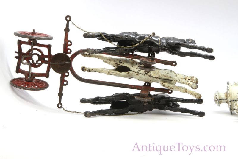 Dent Cast Iron Horse Drawn Fire Pumper <FONT COLOR="ff000 ">*SOLD*</font> - Image 5
