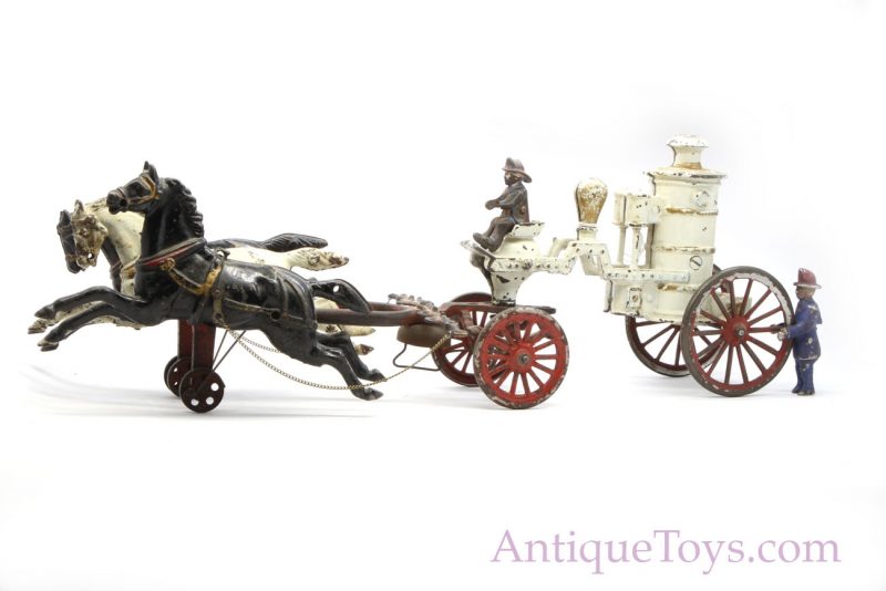 Dent Cast Iron Horse Drawn Fire Pumper <FONT COLOR="ff000 ">*SOLD*</font> - Image 3