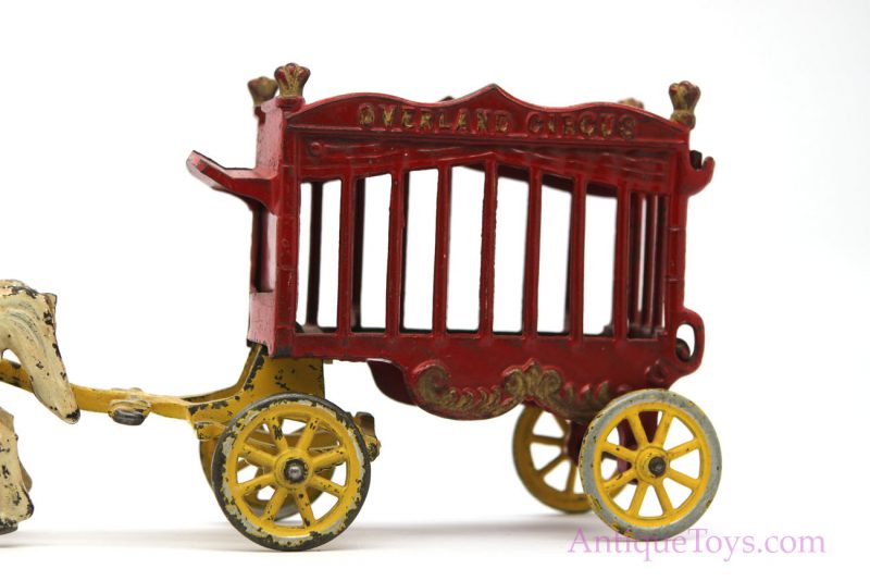 Kenton Cast Iron Overland Circus Wagon with Polar Bear <FONT COLOR="ff000 ">*SOLD*</font> - Image 10