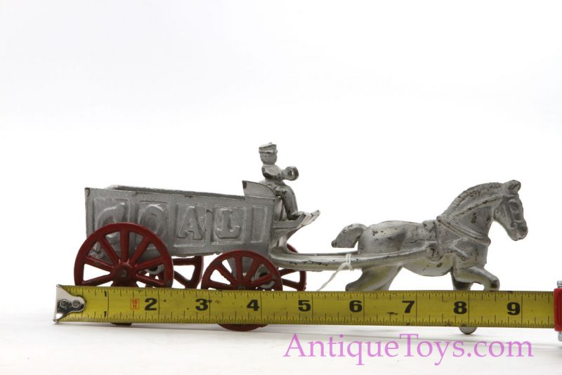 Hubley Coal Wagon Horse Drawn Toy <FONT COLOR="ff000 ">*SOLD*</font> - Image 7