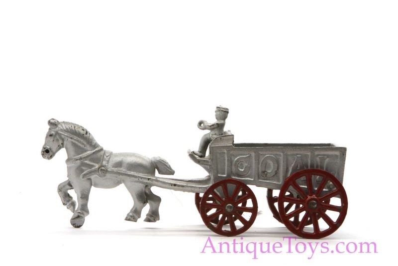 Hubley Coal Wagon Horse Drawn Toy <FONT COLOR="ff000 ">*SOLD*</font> - Image 6