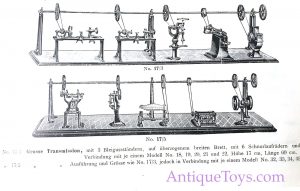 Schoenner transmission set from the 1902-1905 period