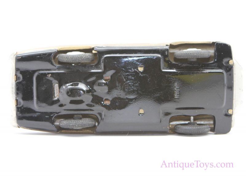 Vintage Linemar Japanese Gold Tin Lithographed Space Style Friction Car <FONT COLOR="ff000 ">*SOLD*</font> - Image 4