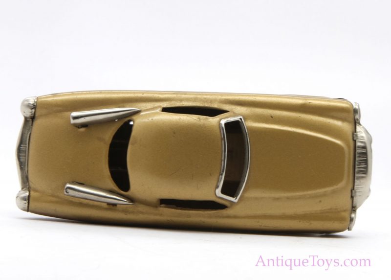 Vintage Linemar Japanese Gold Tin Lithographed Space Style Friction Car <FONT COLOR="ff000 ">*SOLD*</font> - Image 2
