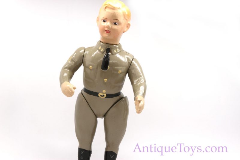 Ideal Novelty and Toy Co. ca. 1917 Liberty Boy (WWI Dough Boy) Composition Doll <FONT COLOR="ff000 ">*SOLD*</font> - Image 2