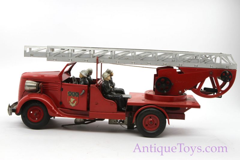 VeBe French Firetruck Toy Vintage Ladder Truck <FONT COLOR="ff000 ">*SOLD*</font> - Image 11