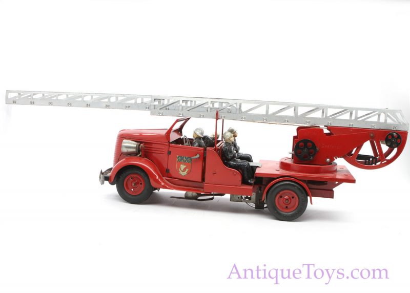 VeBe French Firetruck Toy Vintage Ladder Truck <FONT COLOR="ff000 ">*SOLD*</font> - Image 9