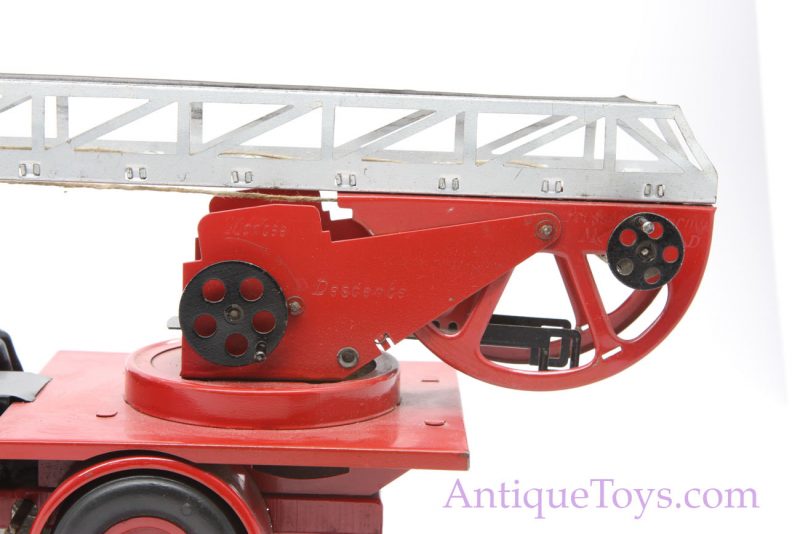 VeBe French Firetruck Toy Vintage Ladder Truck <FONT COLOR="ff000 ">*SOLD*</font> - Image 8
