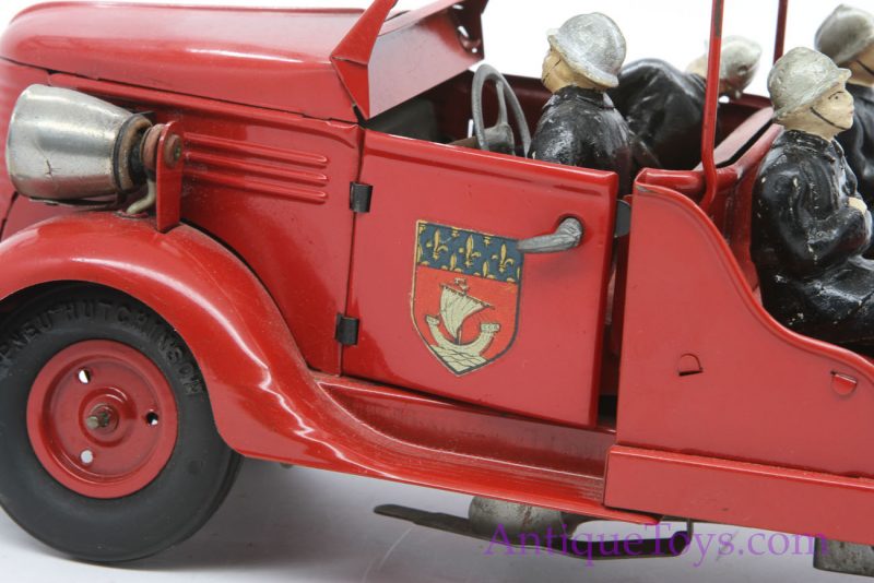 VeBe French Firetruck Toy Vintage Ladder Truck <FONT COLOR="ff000 ">*SOLD*</font>