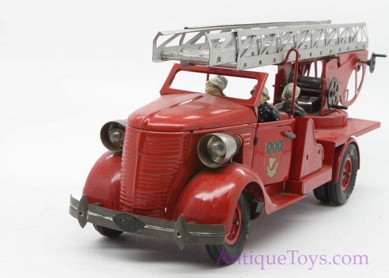VeBe French Firetruck Toy Vintage Ladder Truck <FONT COLOR="ff000 ">*SOLD*</font> - Image 2