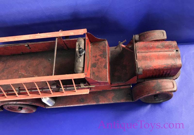 Kelmet White Fire Truck Pressed Steel Truck <FONT COLOR="ff000 ">*SOLD*</font> - Image 12