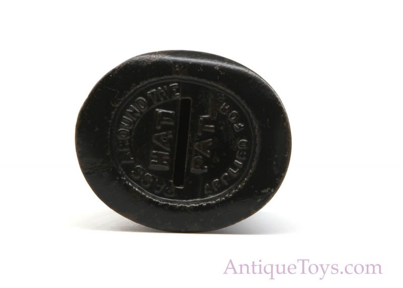 Pass The Hat Bank (Lincoln Top Hat) ca 1882 <FONT COLOR="ff000 ">*SOLD*</font> - Image 4