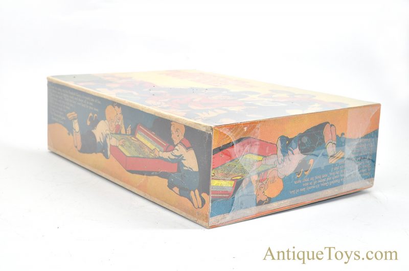 Hustler Toy Corporation/Frantz ca. Late 1920’s Hustler Intercollegiate Football Tin Lithographed Mechanical Game with Box <FONT COLOR="ff000 ">*SOLD*</font> - Image 11