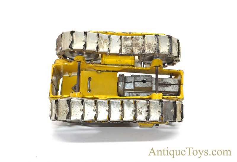 Antique Arcade ca. late 1930’s Yellow Cast Iron “Caterpillar Diesel Tractor” #270Y D-7 Crawler Track-type Tractor Toy <FONT COLOR="ff000 ">*SOLD*</font> - Image 3