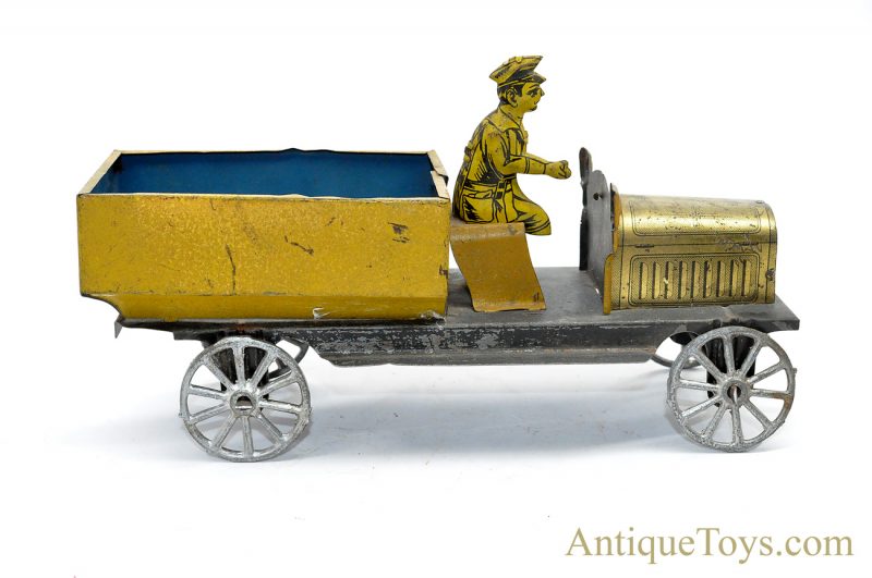 Nonpareil Express Truck Tin Lithographed Penny Toy <FONT COLOR="ff000 ">*SOLD*</font>