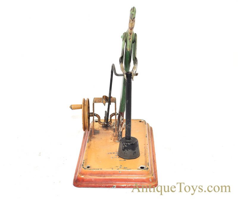 Antique Bing ca. 1912-1914 Hand Lacquered Street Paver with Tamper German Tin Steam Toy Hirschberg Collection <FONT COLOR="ff000 ">*SOLD*</font> - Image 3