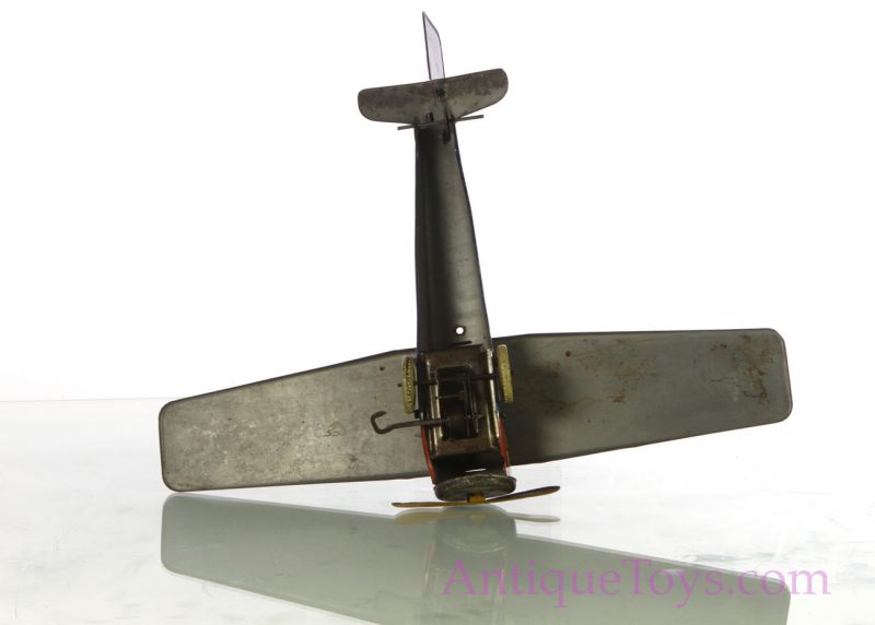 MeMo French Tin Windup Airplane #810 <FONT COLOR="ff000 ">*SOLD*</font> - Image 7