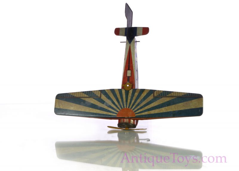 MeMo French Tin Windup Airplane #810 <FONT COLOR="ff000 ">*SOLD*</font>