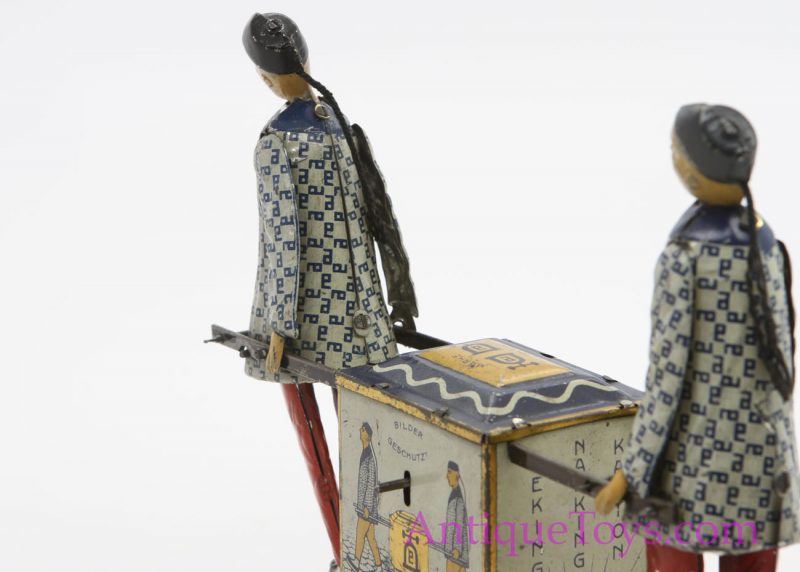 Lehmann Kadi Mechanical Tin Toys For Sale EPL 733 <FONT COLOR="ff000 ">*SOLD*</font> - Image 11