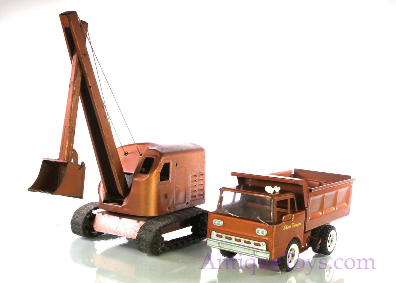 Copper Structo Dump Truck And