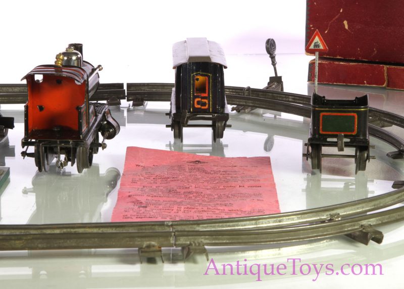Bing Tin Lithographed Windup Train Set with Box German Toy <FONT COLOR="ff000 ">*SOLD*</font> - Image 7