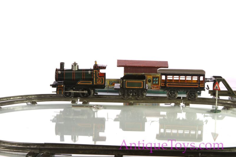 Bing Tin Lithographed Windup Train Set with Box German Toy <FONT COLOR="ff000 ">*SOLD*</font> - Image 10