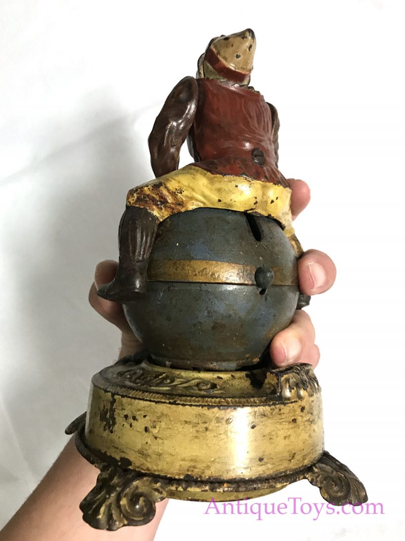 J & E Stevens Cast Iron Clown Bank <FONT COLOR="ff000 ">*SOLD*</font> - Image 2