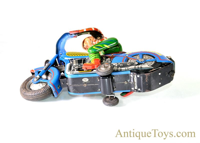 Rare Vintage Masudaya Modern Toys Battery Operated Tin Lithographed "World Champion" Motorcycle Made in Japan <FONT COLOR="ff000 ">*SOLD*</font> - Image 5