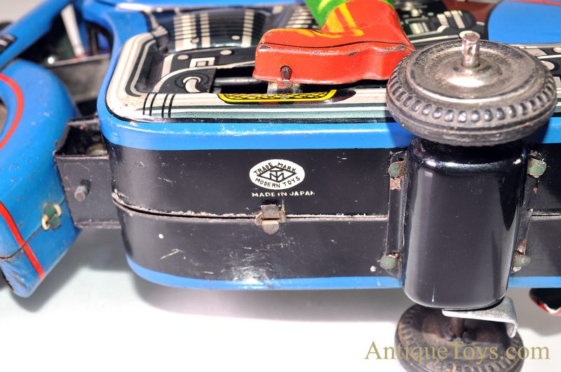 Rare Vintage Masudaya Modern Toys Battery Operated Tin Lithographed "World Champion" Motorcycle Made in Japan <FONT COLOR="ff000 ">*SOLD*</font> - Image 6