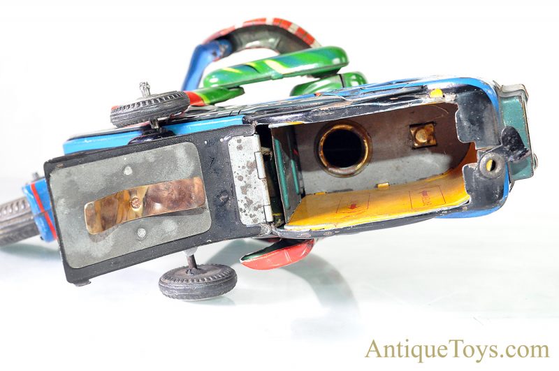 Rare Vintage Masudaya Modern Toys Battery Operated Tin Lithographed "World Champion" Motorcycle Made in Japan <FONT COLOR="ff000 ">*SOLD*</font> - Image 8