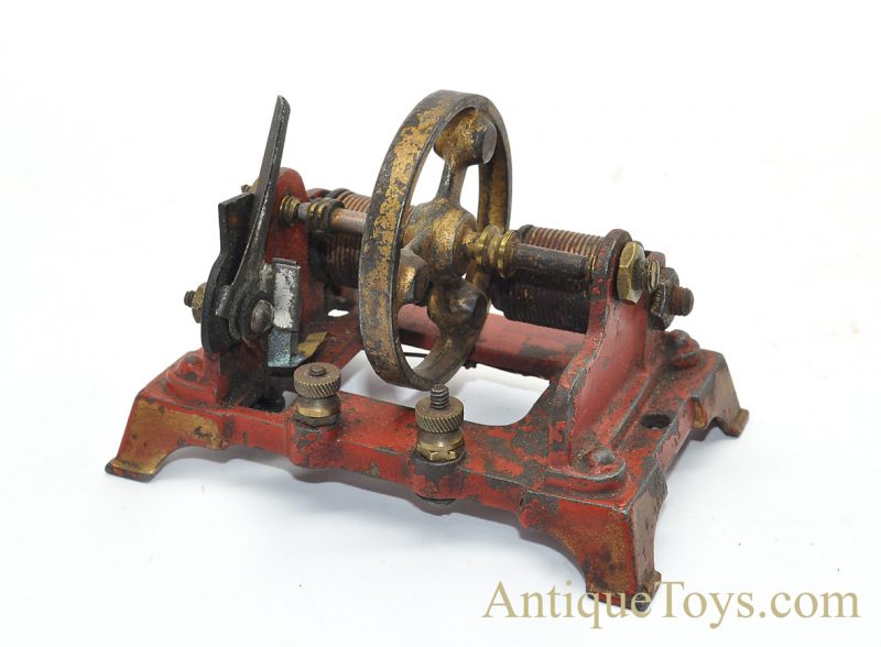 Antique ca. 1908 Hawekotte & Klausmann Cast Iron Electromagnetic Engine Steam Accessory <FONT COLOR="ff000 ">*SOLD*</font>