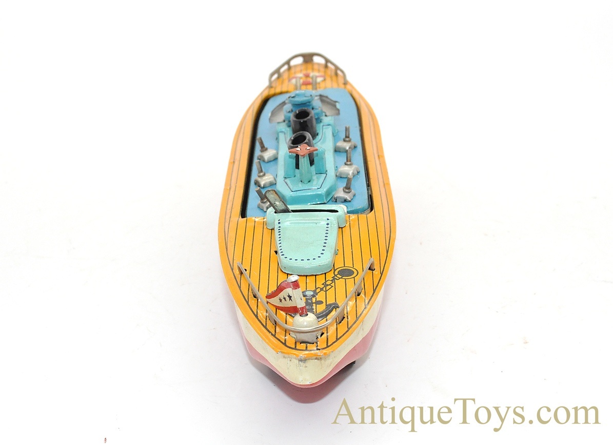 Vintage Rare Miyazawa MSK Tin Lithographed Friction