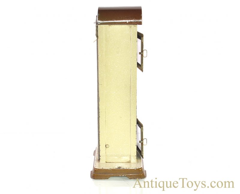 Doll & Co Hand Painted & Lithographed Tin Elevator with Battery Operated Light from M. Hirschberg Collection German Steam Accessory Toy for Sale - Image 7