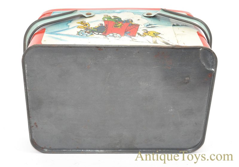 Vintage ca. 1940's Tin Lithographed "Joe Palooka Lunch Kit" Comic Character Lunchbox <FONT COLOR="ff000 ">*SOLD*</font> - Image 6