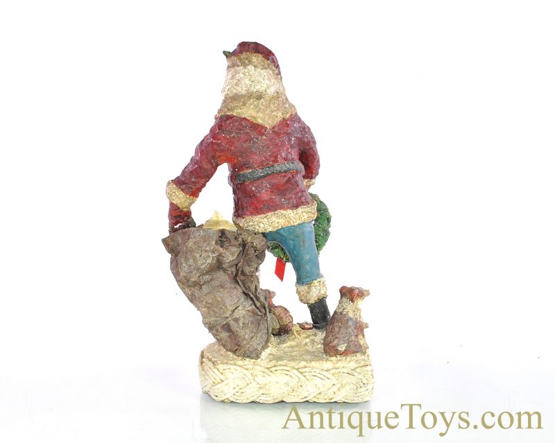 Vintage Folk Art Handmade Gould Anderson Papier-mâché Santa Claus Christmas Decor <FONT COLOR="ff000 ">*SOLD*</font> - Image 2