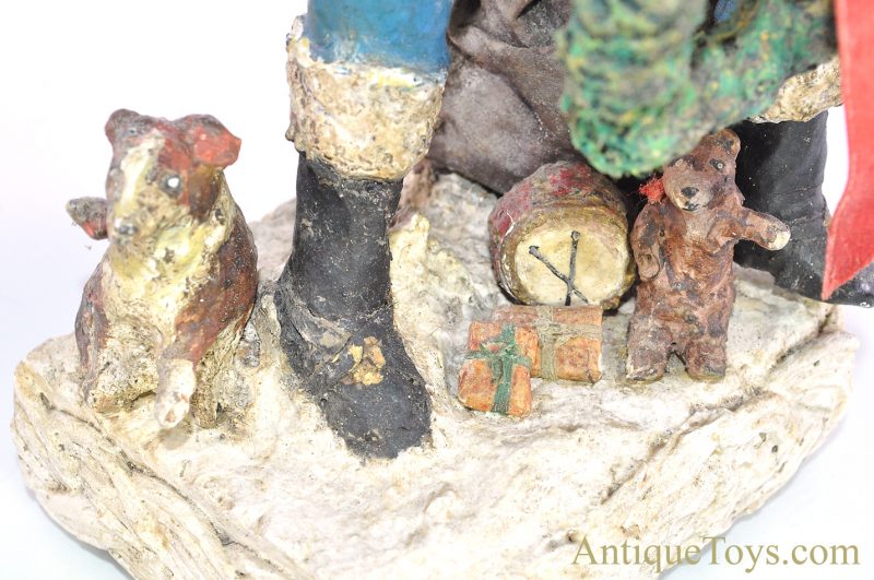Vintage Folk Art Handmade Gould Anderson Papier-mâché Santa Claus Christmas Decor <FONT COLOR="ff000 ">*SOLD*</font> - Image 7