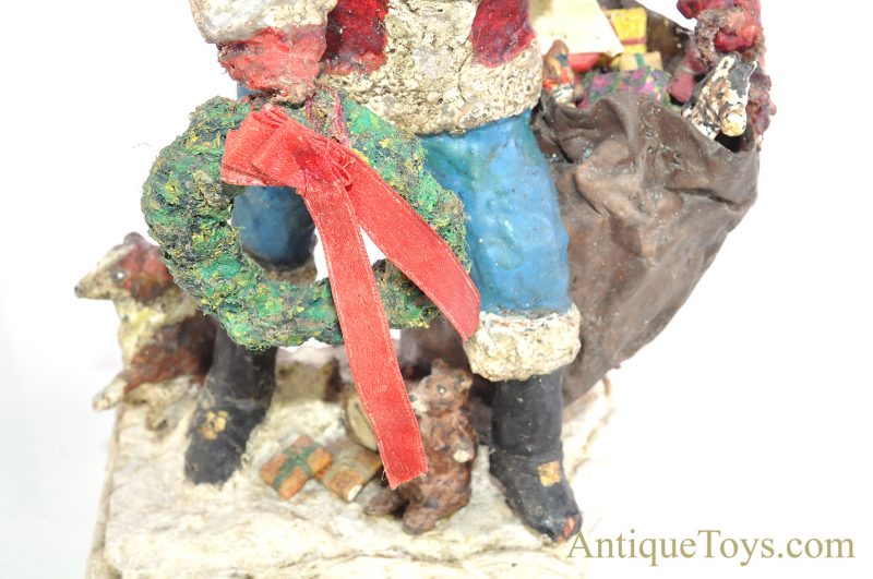 Vintage Folk Art Handmade Gould Anderson Papier-mâché Santa Claus Christmas Decor <FONT COLOR="ff000 ">*SOLD*</font> - Image 6
