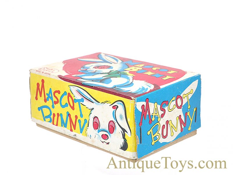 Vintage Easter Unlimited Inc. “Mascot Bunny” Bouncing Tin Windup Rabbit Japanese Toy <FONT COLOR="ff000 ">*SOLD*</font> - Image 7