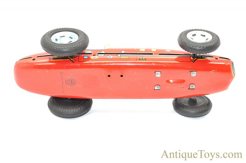 Linemar "Speedway Racer" #4 Indianapolis Style Tin Lithographed Japanese Friction Toy <FONT COLOR="ff000 ">*SOLD*</font> - Image 3