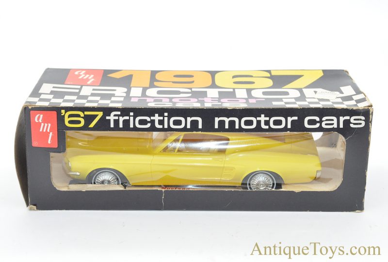 AMT 1967 Motor Cars Yellow Plastic Ford XL Mustang Fastback Friction Promotional Vehicle for Sale <FONT COLOR="ff000 ">*SOLD*</font> - Image 2