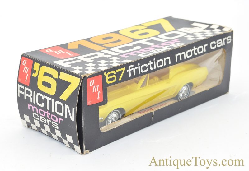 AMT 1967 Motor Cars Yellow Plastic Ford XL Mustang Fastback Friction Promotional Vehicle for Sale <FONT COLOR="ff000 ">*SOLD*</font> - Image 4