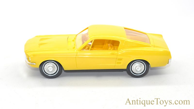 AMT 1967 Motor Cars Yellow Plastic Ford XL Mustang Fastback Friction Promotional Vehicle for Sale <FONT COLOR="ff000 ">*SOLD*</font> - Image 7