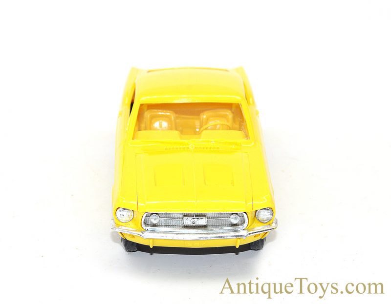 AMT 1967 Motor Cars Yellow Plastic Ford XL Mustang Fastback Friction Promotional Vehicle for Sale <FONT COLOR="ff000 ">*SOLD*</font> - Image 8