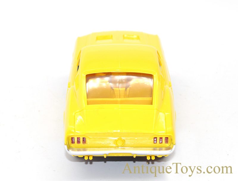 AMT 1967 Motor Cars Yellow Plastic Ford XL Mustang Fastback Friction Promotional Vehicle for Sale <FONT COLOR="ff000 ">*SOLD*</font> - Image 9