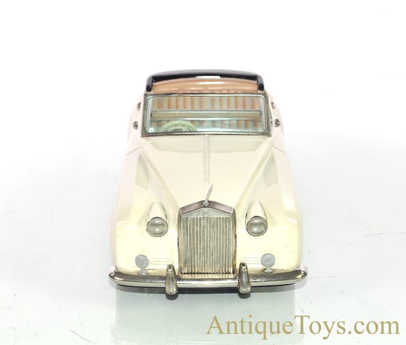 Vintage ca.1960’s Bandai Silver Cloud Rolls Royce Convertible Automobiles of the World Series #768 Tin Lithographed Friction Japan Scale Model with Box <FONT COLOR="ff000 ">*SOLD*</font> - Image 5