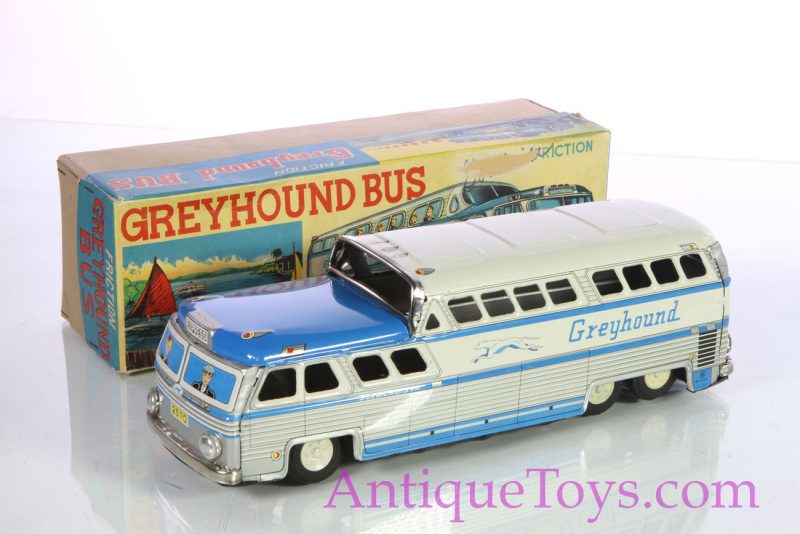 Tin Greyhound Bus Toy Japanese Friction <FONT COLOR="ff000 ">*SOLD*</font>